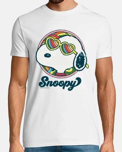 T-shirt Snoppy psichedelia
