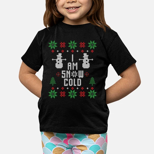 snow cold ugly christmas sweater
