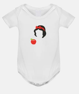 snow white - baby bodysuit