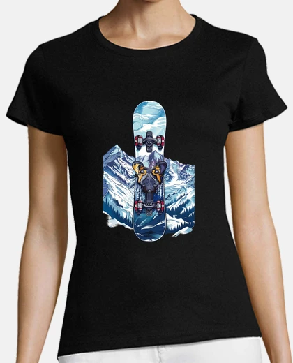 T-shirt snowboard