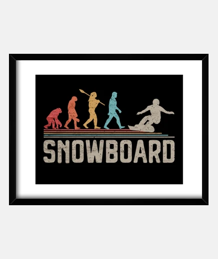 Quadro Snowboard Evolution Funny Snowboarder