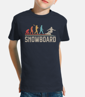 Snowboard Evolution Funny Snowboarder