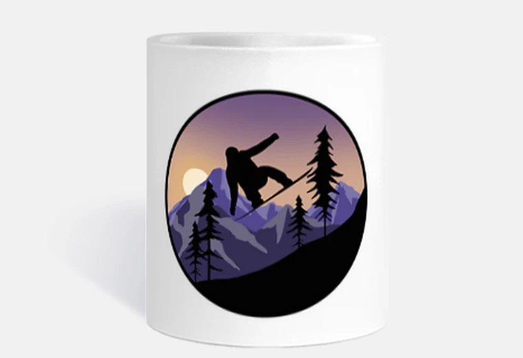 Cup snowboarding
