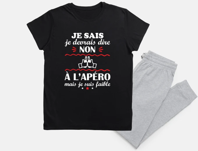 Pigiama So che dovrei dire niente bibita