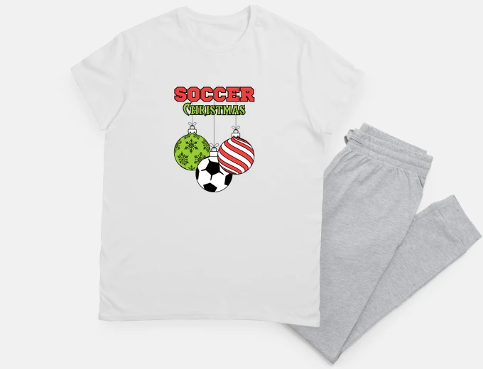 Pyjama soccer christmas