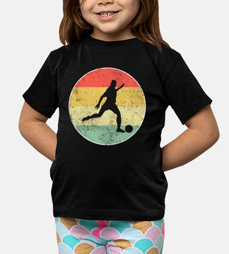Kids Soccer Footballer Retro