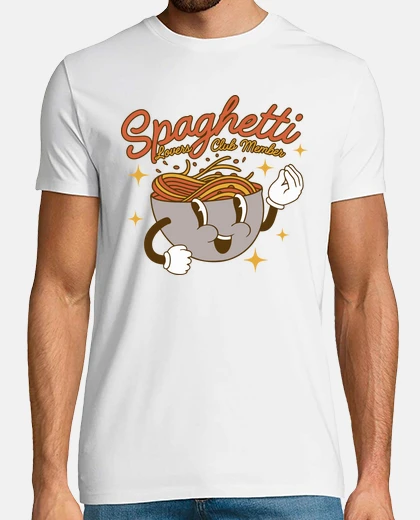 T-shirt socio del club spaghetti amoree rs
