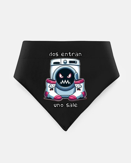 Mascotas socks scared from the washing machine