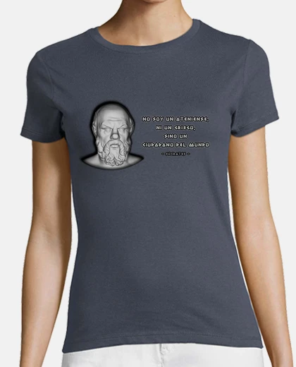 Playera sócrates - ciudadano del mundo fg