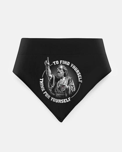 Mascotas socrates inspirational quote philosopher cave banquet hemlock