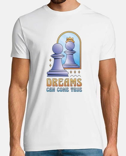 T-shirt sogni di scacchi divertenti