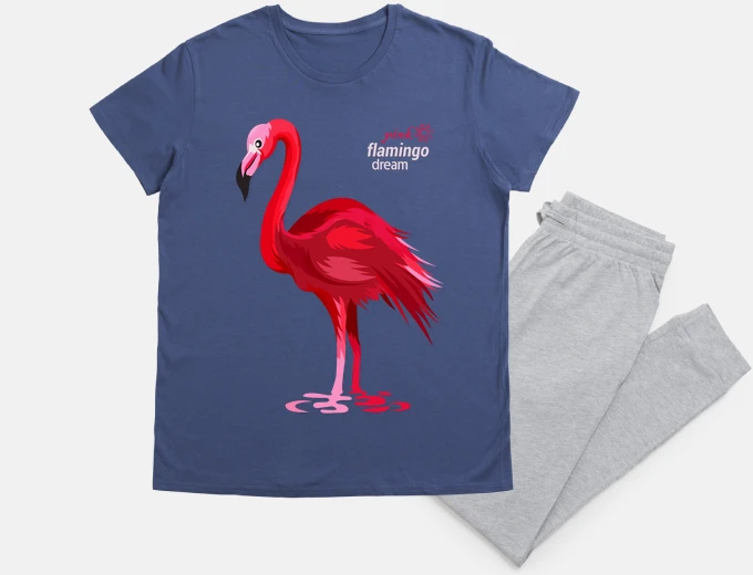 Pigiama sogno fenicottero rosa