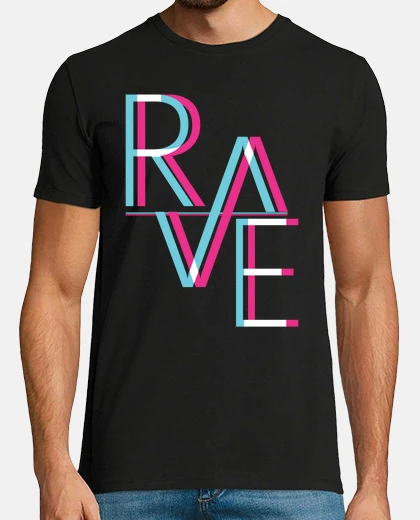 Tee-shirt soirée rave esthétique voyage musique t
