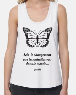 Sois le Changement - Papillon Noir