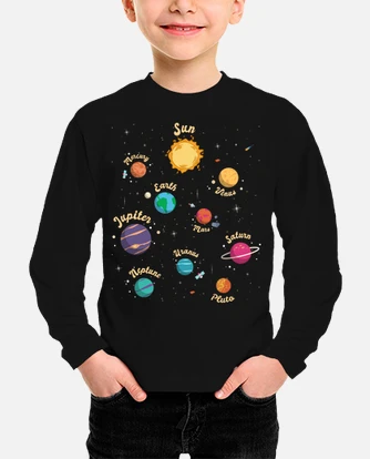 Solar system sweatshirt hotsell