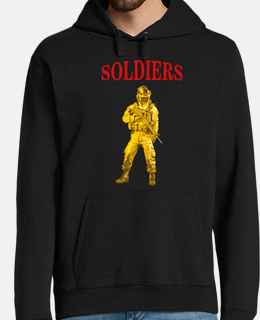 soldado militar dorado