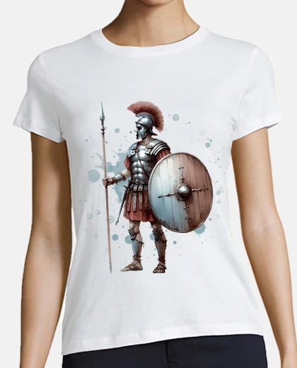 Tee-shirt soldat romain centurion légionnaire histoire col en V