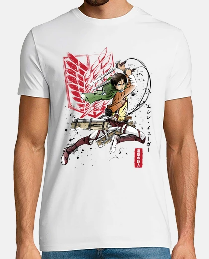 T-shirt soldato eren