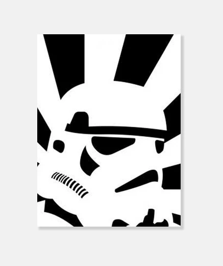 Lienzo Soldier Black & White