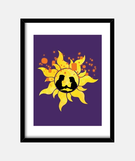 Quadro sole aggrovigliato