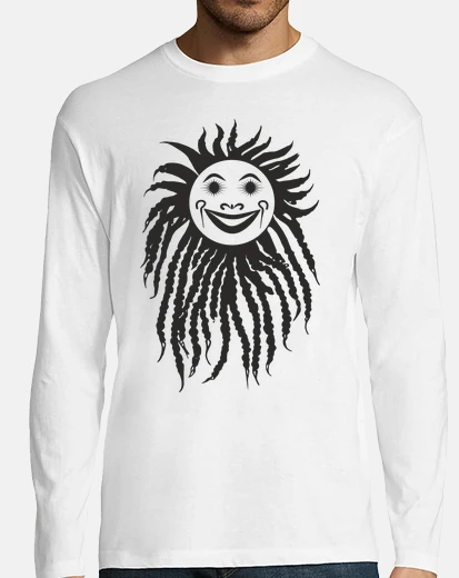 Tee-shirt soleil avec des dreadlocks