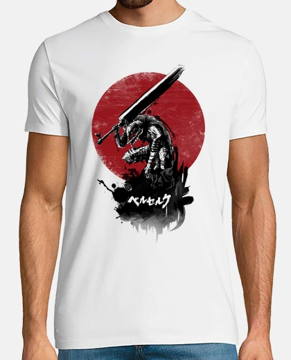 Tee-shirt soleil rouge épéiste