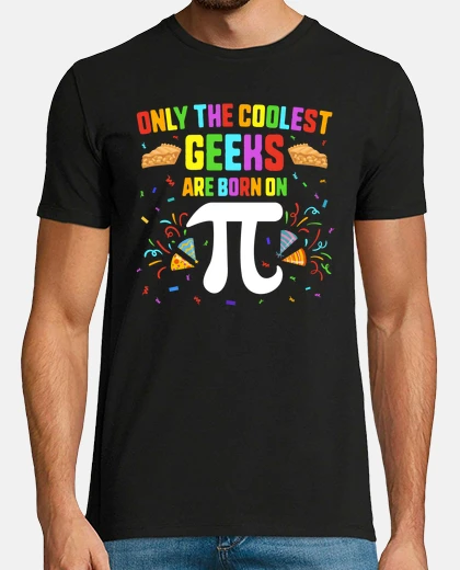 T-shirt solo i geek più trendy sono nati il 14 marzo camicia torta di compleanno insegnante di matematica st