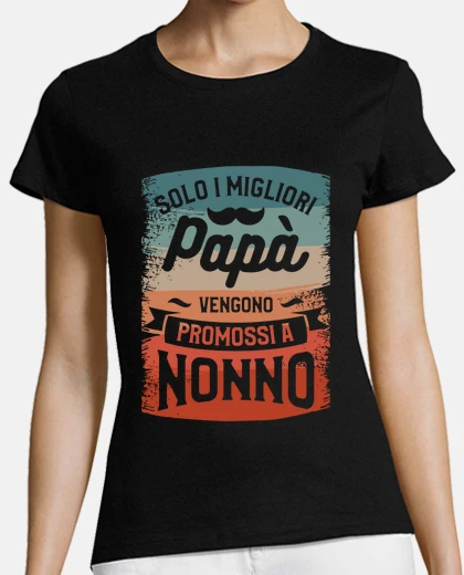 T-shirt Solo I Migliori Papa Vengono Promossi A