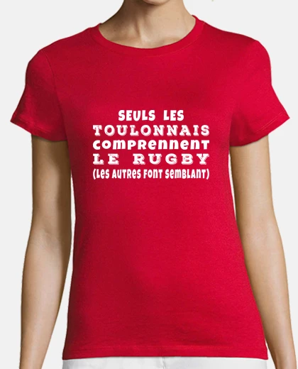 T-shirt solo i toloni capiscono il rugby