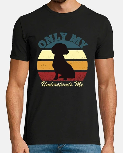 Camiseta solo mi perro salchicha me entiende