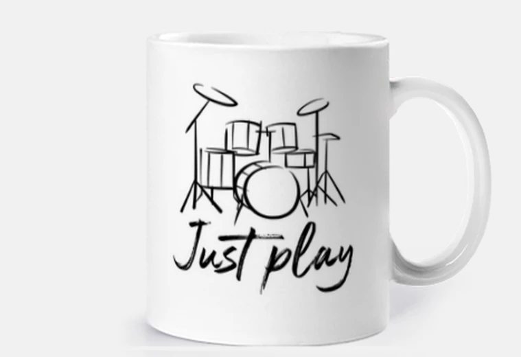 Taza solo toca - música de batería