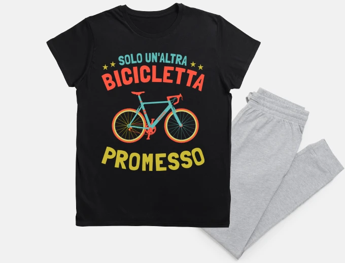 Pigiama Solo un altra Bicicletta lo prometto