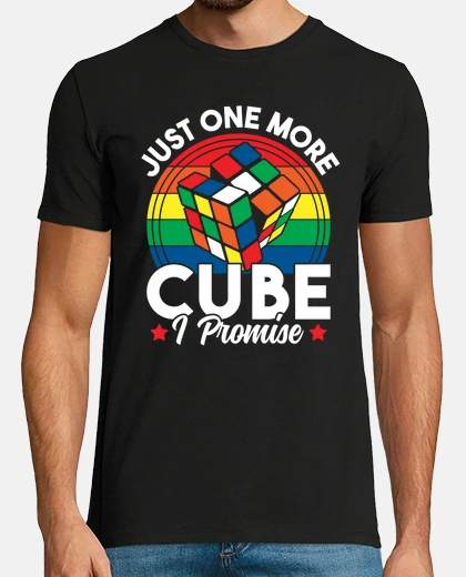 T-shirt solo un altro cubo prometto divertenti cubetti di velocità competitivi