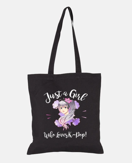 Bolsa solo una chica que ama k pop anime mang