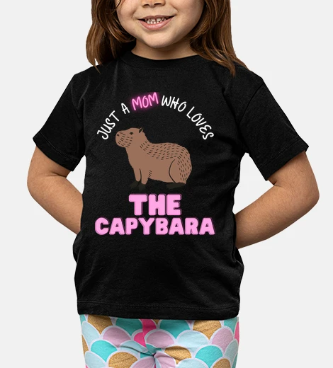 Ropa solo una mamá que ama los capibaras lin