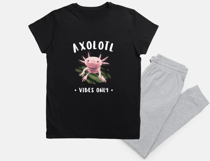 Pigiama solo vibrazioni di axolotl
