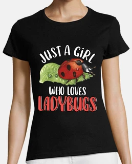 solo una ragazza che ama le coccinelle entomologo insetto insetto carino