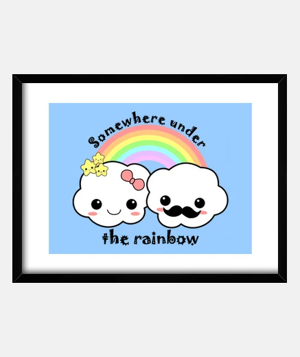 Framed somewhere under the rainbow
