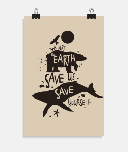 Póster somos la tierra