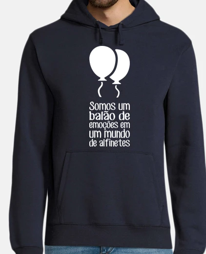 Sudadera Somos um balão de emoções (escuro)