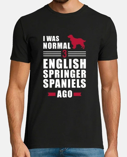 Tee-shirt son poil de chien son springer anglais 