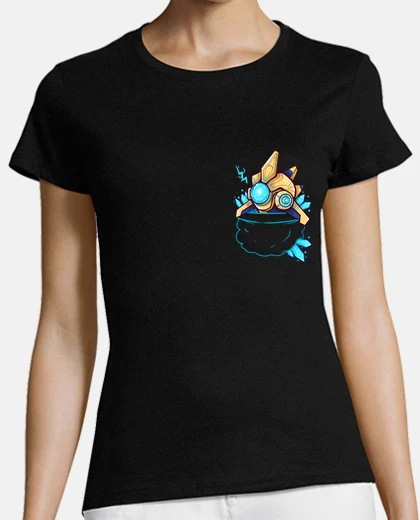 Tee-shirt sonde de poche - chemise pour femme