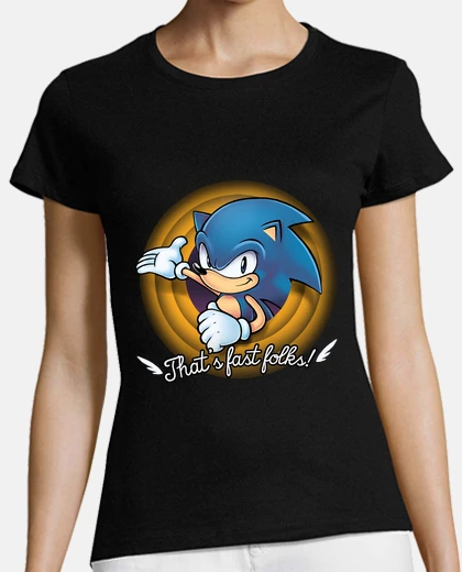 Tee-shirt sonic - c&#39;est rapide les gars