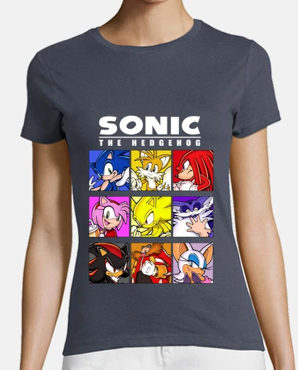 Playera Sonic Grupo Camiseta chica