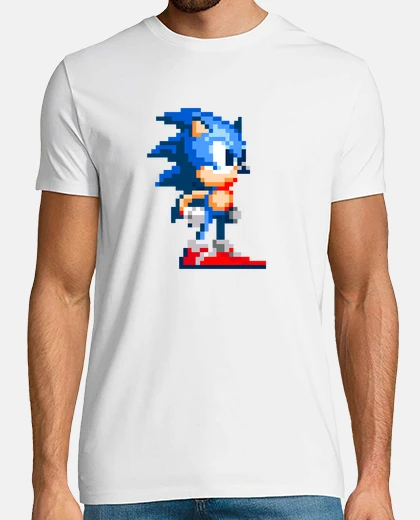T-shirt sonic pixel vintage