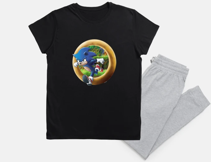 Pyjama sonic the hedgehog