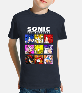 Sonic Grupo Camiseta infantil