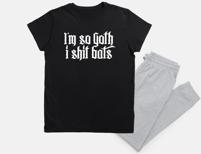 Pigiama sono così got hi shit bat s 21 (bianco)