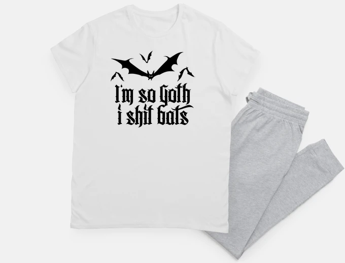 Pigiama sono così got hi shit bat s 22 (nero)