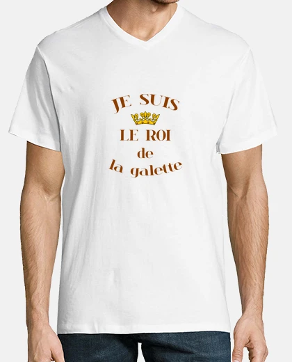 T-shirt sono il re della galette. regalo di umorismo